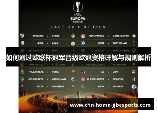 如何通过欧联杯冠军晋级欧冠资格详解与规则解析